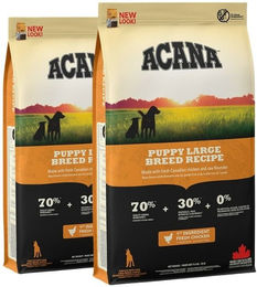 Acana Puppy Large Breed Welpenfutter für große Rassen mit Huhn Truthahn und Fisch 22,8 kg – Bild 1 von 1