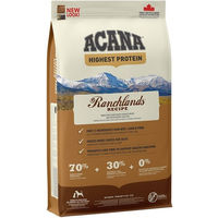 Produktbild von Acana Ranchlands Hundefutter Trockenfutter mit hohem Fleischanteil getreidefrei Rind und Fisch 11,4 kg - 2 x 11,4 kg