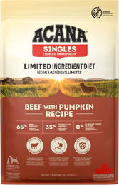 Acana Singles Hundefutter Rind mit Kürbis getreidefrei monoprotein 6 kg – Bild 1 von 2