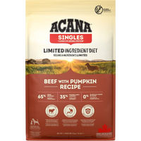 Produktbild von Acana Singles Hundefutter Rind mit Kürbis getreidefrei monoprotein 6 kg
