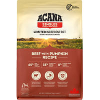 Produktbild von Acana Singles Hundefutter Rind mit Kürbis getreidefrei und monoprotein 2 kg