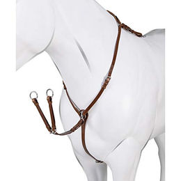 Produktbild von Acavallo AC9630 Leder Vorderzeug für Pferde Braun Full