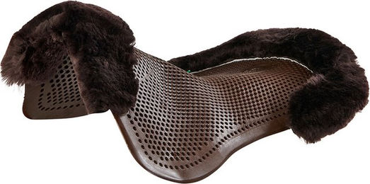 Acavallo Active Pony Gel Pad Cut Out mit Schaffell für Ponys – Bild 1 von 3