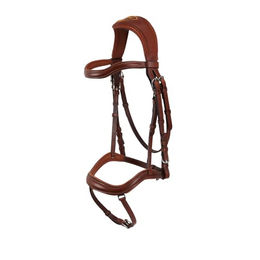 Acavallo Allegoria Anatomisches Leder-Pferdehalfter für Warmblut in Braun – Bild 1 von 6