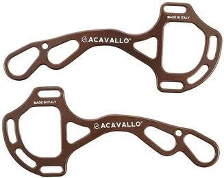 Acavallo Alupro AC799 Hackamore Äste aus Aluminium in Braun – Bild 1 von 1