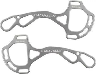 Acavallo Alupro AC799 Hackamore Äste aus Aluminium in Silber und Grau – Bild 1 von 1