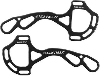 Acavallo Alupro AC799 Hackamore Äste aus Aluminium Schwarz – Bild 1 von 1