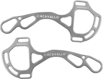 Acavallo Alupro Hackamore Aluminiumtrense für Pferde – Bild 1 von 3