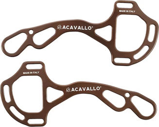 Acavallo Alupro Hackamore Aluminiumtrense für Pferde Braun One Size – Bild 1 von 3