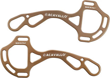 Acavallo Alupro Hackamore Aluminiumtrense für Pferde in Silber – Bild 1 von 6
