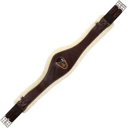 Produktbild von Acavallo Anatomische Leder-Trennschnalle mit Ecowool Lining in Braun
