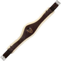 Produktbild von Acavallo Anatomische Leder-Trennschnalle mit Ecowool Lining in Braun