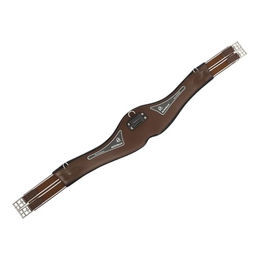 Acavallo Anatomischer Gurt aus PVC und Gel in Braun mit 135 cm Länge – Bild 1 von 3