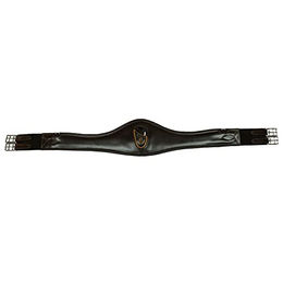 Acavallo Anatomischer Langgurt aus Leder mit Gel in Braun – Bild 1 von 3