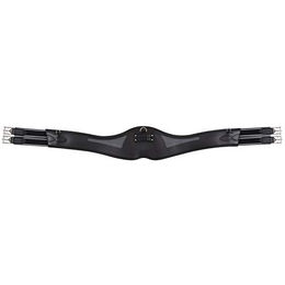 Acavallo Anatomischer Sattelgurt mit PVC und Gel in Schwarz – Bild 1 von 3