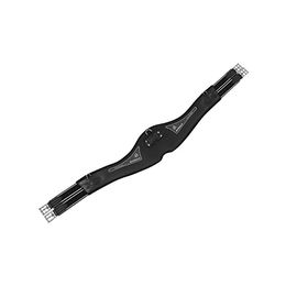 Acavallo Anatomischer Springsattelgurt mit PVC Gel-Polster Schwarz 140 cm – Bild 1 von 10