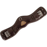 Produktbild von Acavallo Anatomisches kurzes Leder-Gurtzeug für Pferde Braun 60 cm