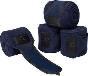 Produktbild von Acavallo Anti-Pilling Polo-Gamaschen aus Fleece für Pferde Blau 4er Pack