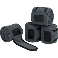 Produktbild von Acavallo Anti-Pilling Polo-Gamaschen aus Fleece für Pferde Grau 4er Pack