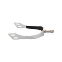 Produktbild von Acavallo Arena Aluplus 2.0 Pferde Sporen aus Aluminium mit austauschbarem Kragen 25mm 2 Stück