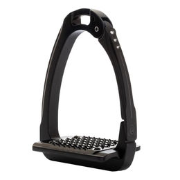 Acavallo Arena Aluplus 2.0 Steigbügel mit Swarovski Sonderausgabe Total Black – Bild 1 von 7