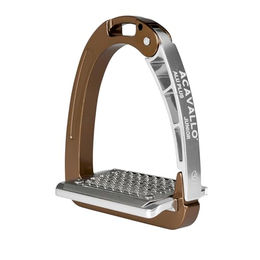 Acavallo Arena Aluplus Junior Aluminium Reitsteigbügel in Bronze – Bild 1 von 7