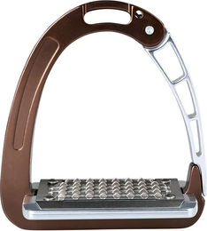 Acavallo Arena Aluplus Junior Reitsteigbügel aus Aluminium in Braun – Bild 1 von 5