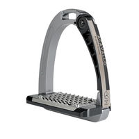 Produktbild von Acavallo Arena Alupro Junior Sicherheits-Steigbügel aus Aluminium in Silber/Grau 10,5 cm