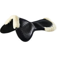 Produktbild von Acavallo CC Gel & Memory Foam Half Pad EcoWool Sattelpad Schwarz/Beige