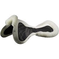 Produktbild von Acavallo CC Gel und Memory Foam Half Pad EcoWool Sattelunterlage Weiß