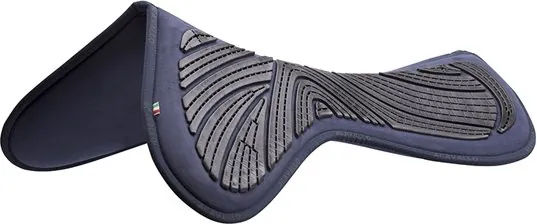 Acavallo CC Pocket Gel und Memory Foam Sattelpad mit Risers in Braun Größe L – Bild 1 von 2