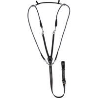 Produktbild von Acavallo Chambon Rundes Lederhalfter für Pferde aus Leder in Schwarz