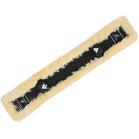 Produktbild von Acavallo Classic Gel Kurzgurtpolster aus Schafsleder in Beige 50-60 cm