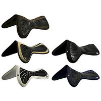 Produktbild von Acavallo Close Contact Gel Memory Foam Half Pad Pferdetrainer Schwarz Größe M