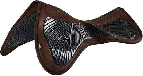 Acavallo Close Contact Gel Pad Pferdeschoner mit Memory Foam in Braun Größe L – Bild 1 von 5