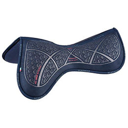 Acavallo Close Contact Grip System Half Pad mit Memory Foam in Blau und Silber Größe M – Bild 1 von 4