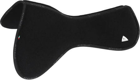 Acavallo Close Contact Memory Foam Halbsattel-Dämpfer mit Woolmark in Schwarz Größe L – Bild 1 von 4