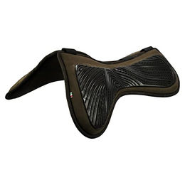 Acavallo Contact Spine Free Gel und Memory Foam Halbsattel-Dämpfer für Pferde Braun Größe L – Bild 1 von 3