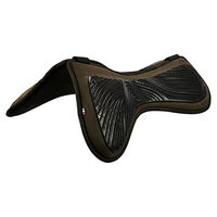 Produktbild von Acavallo Contact Spine Free Gel und Memory Foam Halbsattel-Dämpfer für Pferde Braun Größe L