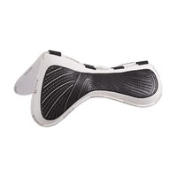 Produktbild von Acavallo Contact Spine Free Gel und Memory Foam Halbsattel-Dämpfer für Pferde Weiß Größe M