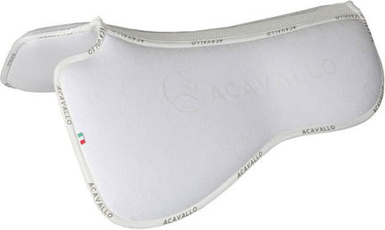 Acavallo Dressur Sattelpad Spine Free mit Memory Foam und Silicon Grip System in Blau – Bild 1 von 3