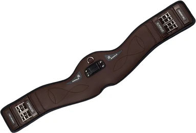 Produktbild von Acavallo Dressurreitgurt aus Aluminium in Braun 60 cm