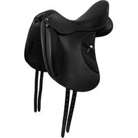 Produktbild von Acavallo Dressursattel für Pferde aus Leder mit Carbon-Kevlar Tree in Schwarz 17,5 Zoll
