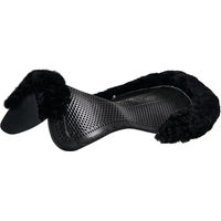 Produktbild von Acavallo Dri-Lex Therapeutisches Gel-Pad mit Lammfell Schwarz Größe L