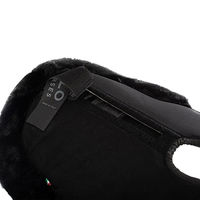 Produktbild von Acavallo Ecowool Front Riser Widerristfreies Konfigurations-Taschenpad aus Wolle Schwarz OneSize