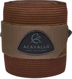 Acavallo Elastic Fleece Gamaschen Braun 2er Set – Bild 1 von 2