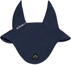 Produktbild von Acavallo Fliegenhaube für Pferde aus Spandex in Blau Full
