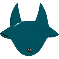 Produktbild von Acavallo Fliegenhaube für Pferde aus Spandex in Blau oder Türkis Full