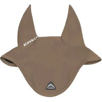 Produktbild von Acavallo Fliegenhaube für Pferde aus Spandex in Braun