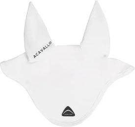 Produktbild von Acavallo Fliegenhaube für Pferde aus Spandex in Weiß